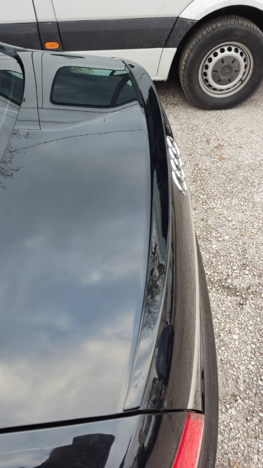 Спойлер за заден капак за AUDI A6 C6 черен пиано лак / 2004-2011