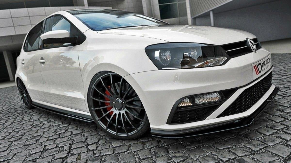 Преден спойлер за Volkswagen Polo 2014-2017 за GTI броня