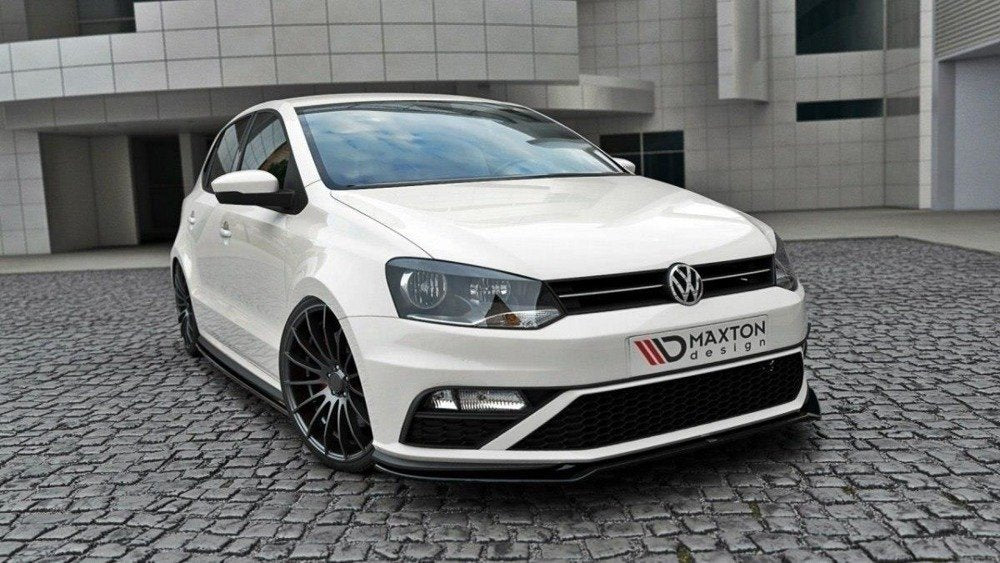 Преден спойлер за Volkswagen Polo 2014-2017 за GTI броня
