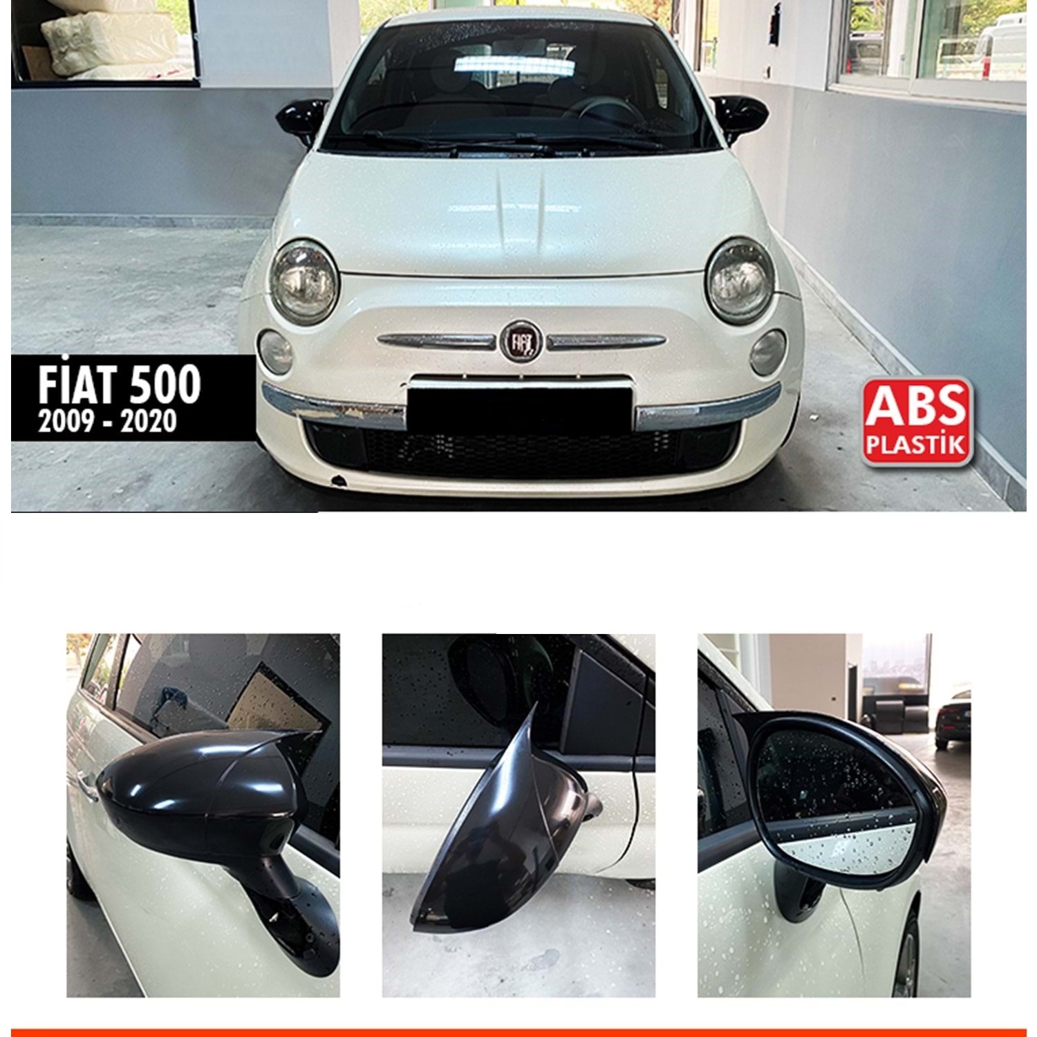 КАПАЦИ ЗА ОГЛЕДАЛА ЗА FIAT 500 2014+