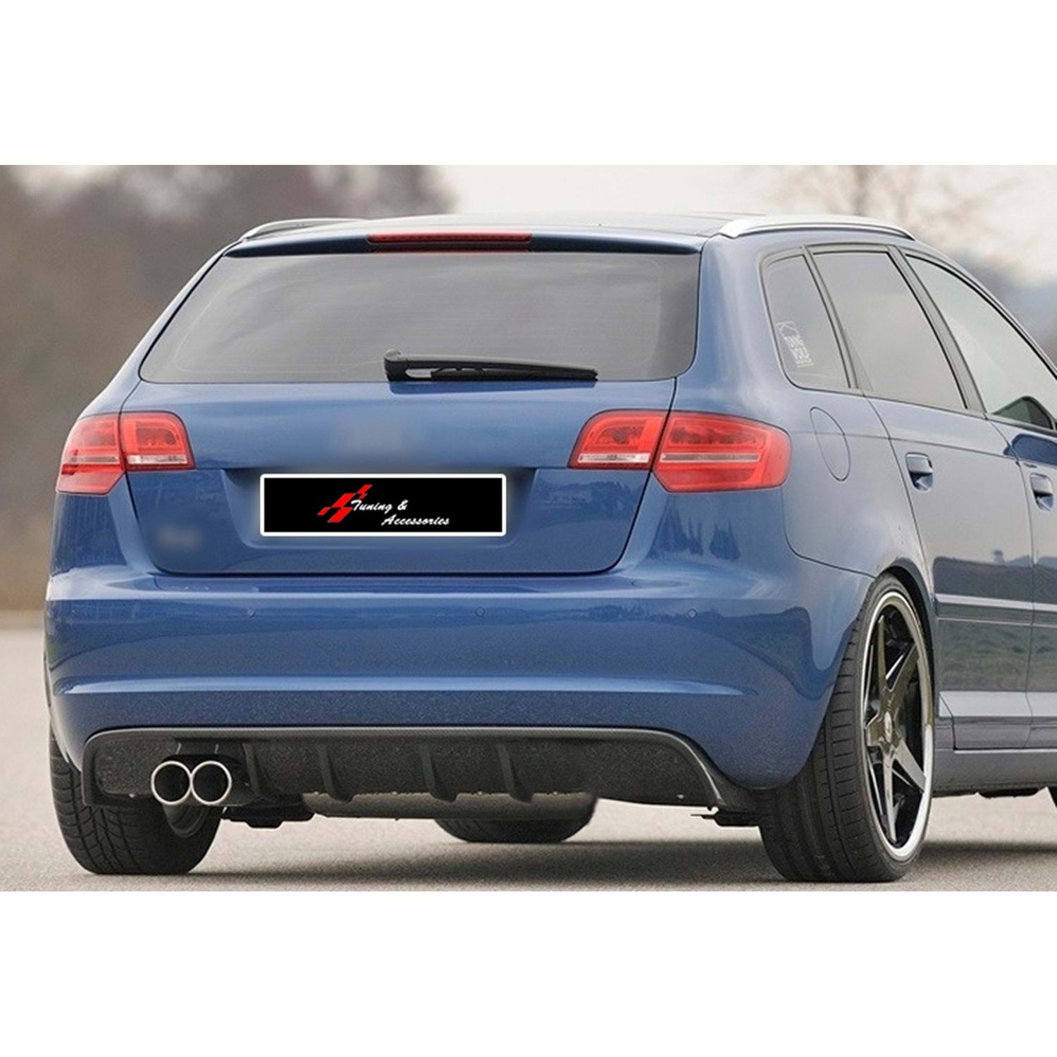 Заден дифузьор тип S3 за Audi A3 8P (фейслифт) 2008-2012
