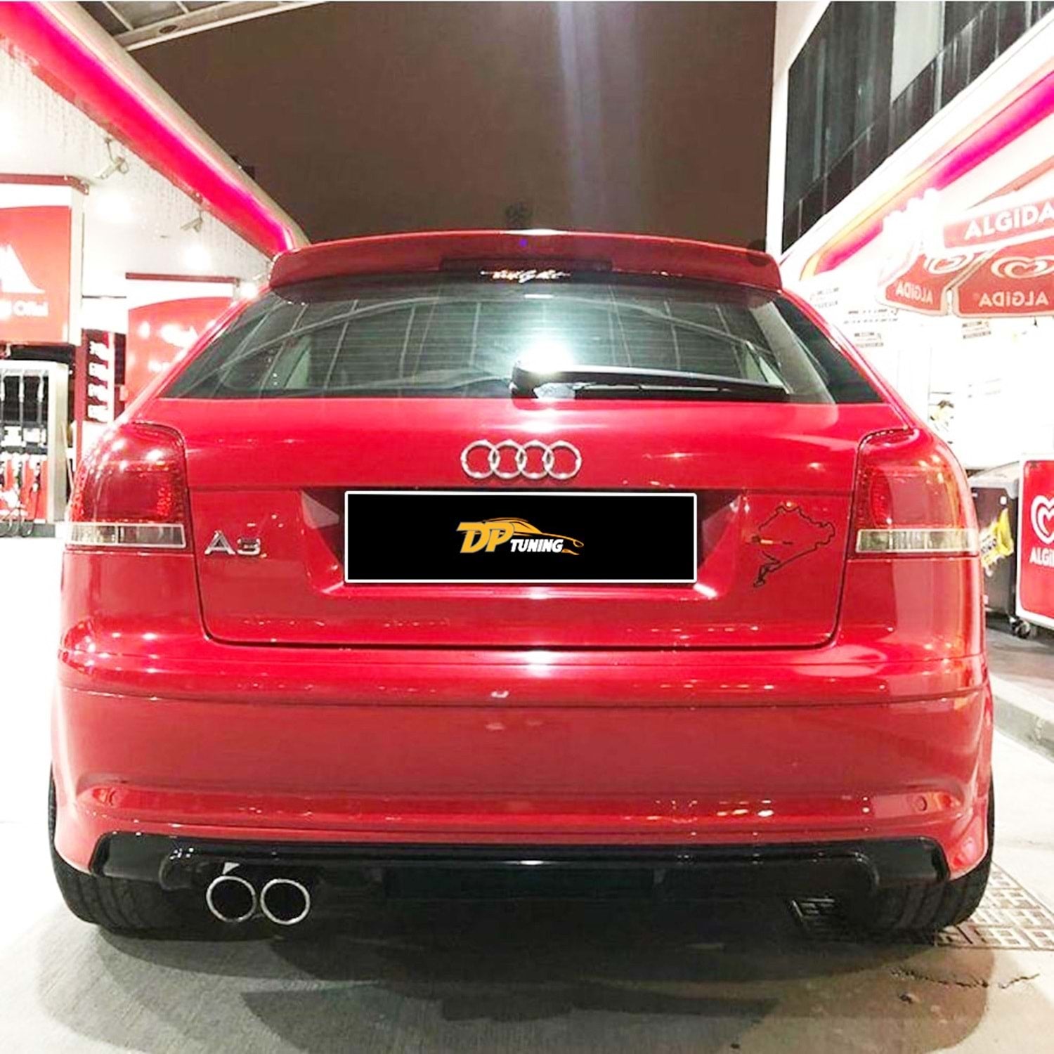 Заден дифузьрор тип S3 за Audi A3 8P (преди фейслифт) 2005-2008