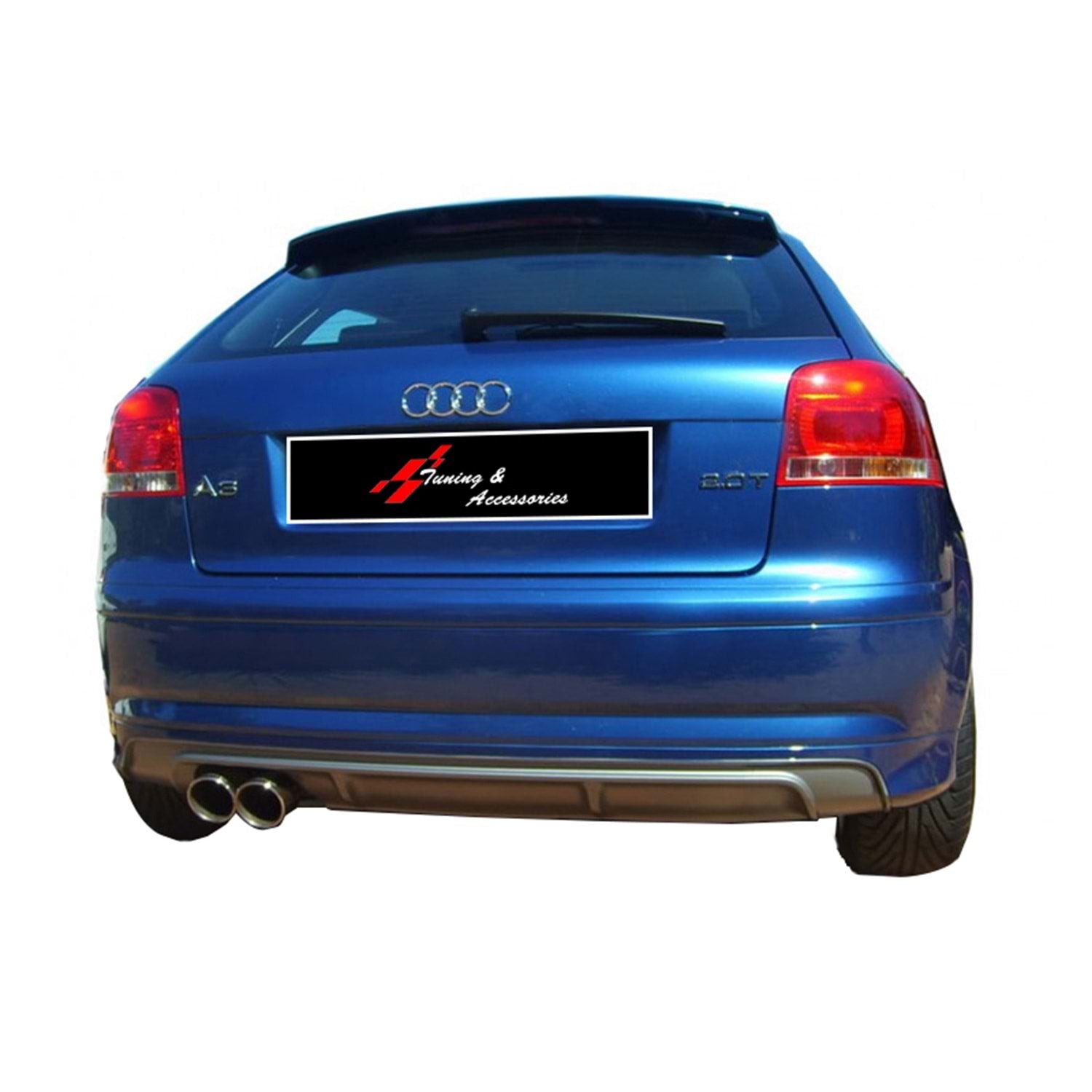 Заден дифузьрор тип S3 за Audi A3 8P (преди фейслифт) 2005-2008