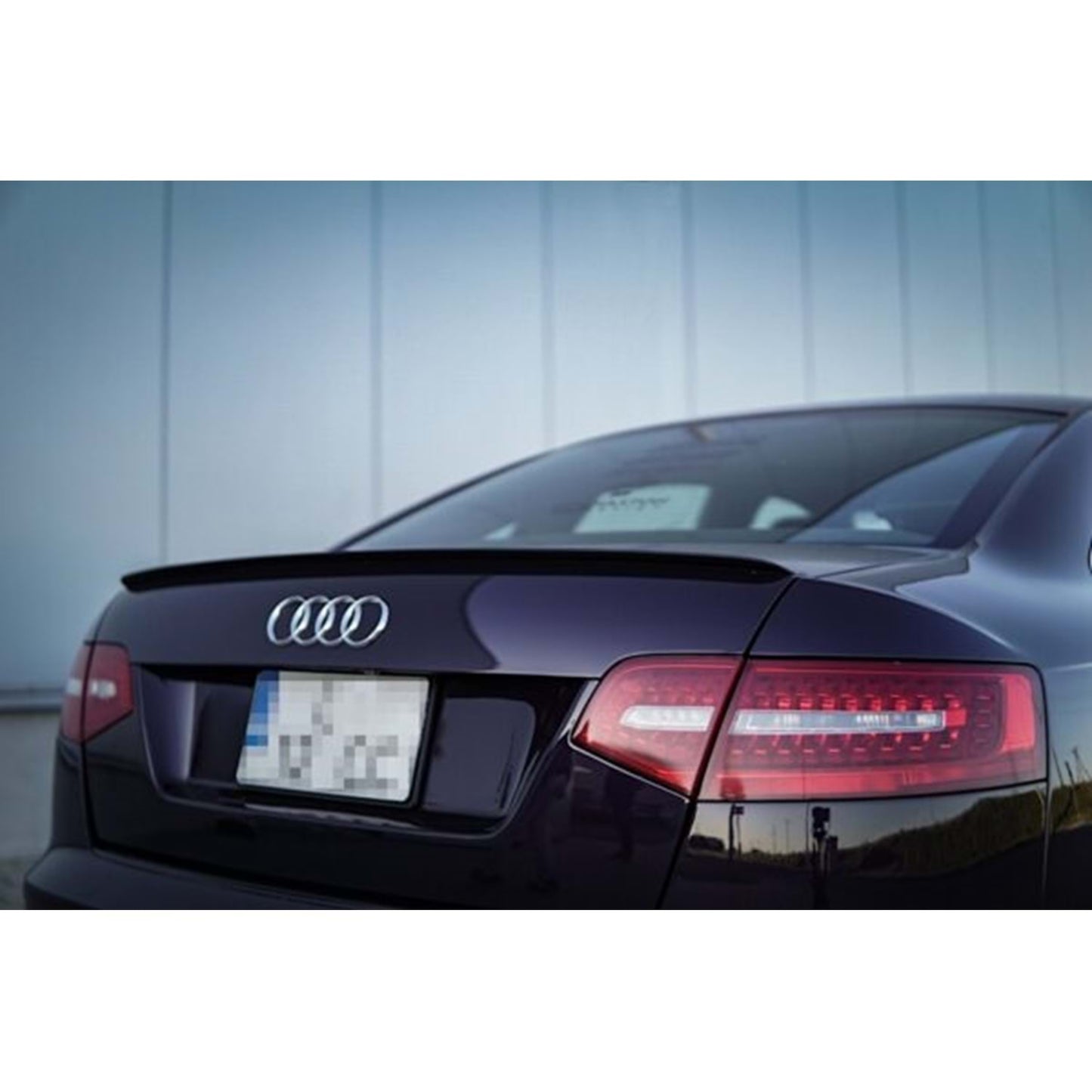 Спойлер за заден капак за AUDI A6 C6 черен пиано лак / 2004-2011