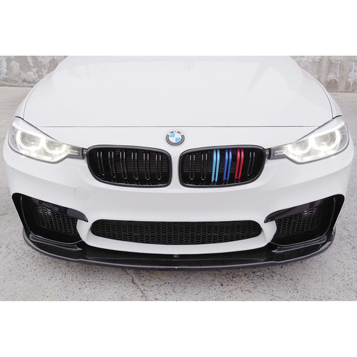 ПРЕДЕН СПОЙЛЕР ЗА BMW 3 СЕРИЯ F30 ЗА M3 БРОНЯ ЧЕРЕН ПИАНО ЛАК