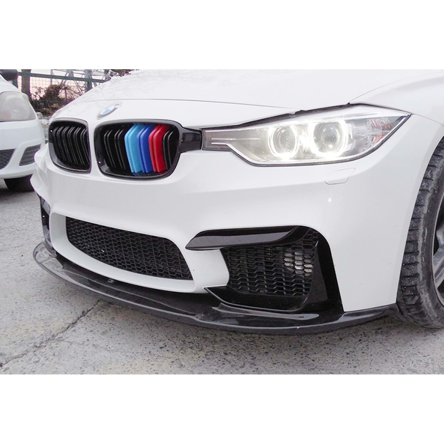 ПРЕДЕН СПОЙЛЕР ЗА BMW 3 СЕРИЯ F30 ЗА M3 БРОНЯ ЧЕРЕН ПИАНО ЛАК