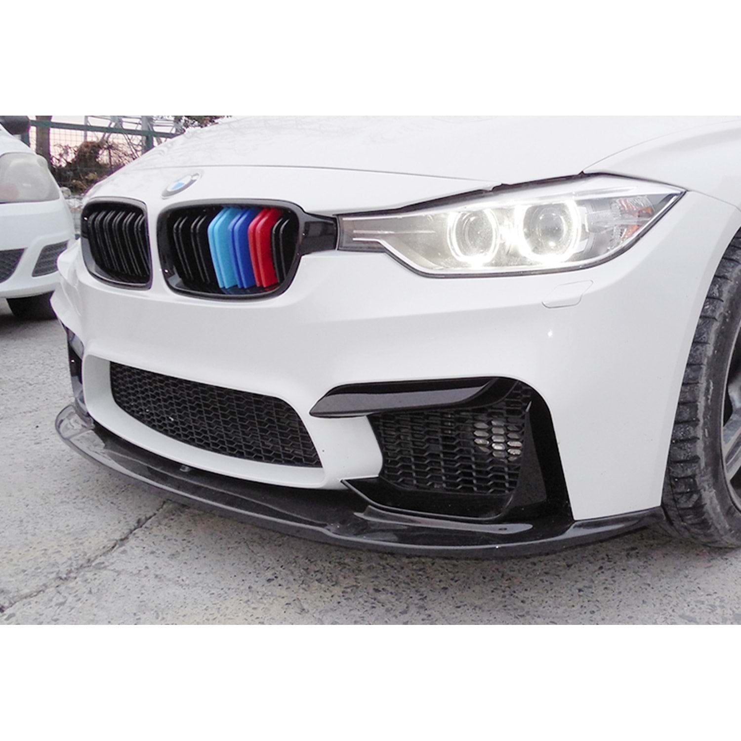 ПРЕДЕН СПОЙЛЕР ЗА BMW 3 СЕРИЯ F30 ЗА M3 БРОНЯ ЧЕРЕН ПИАНО ЛАК