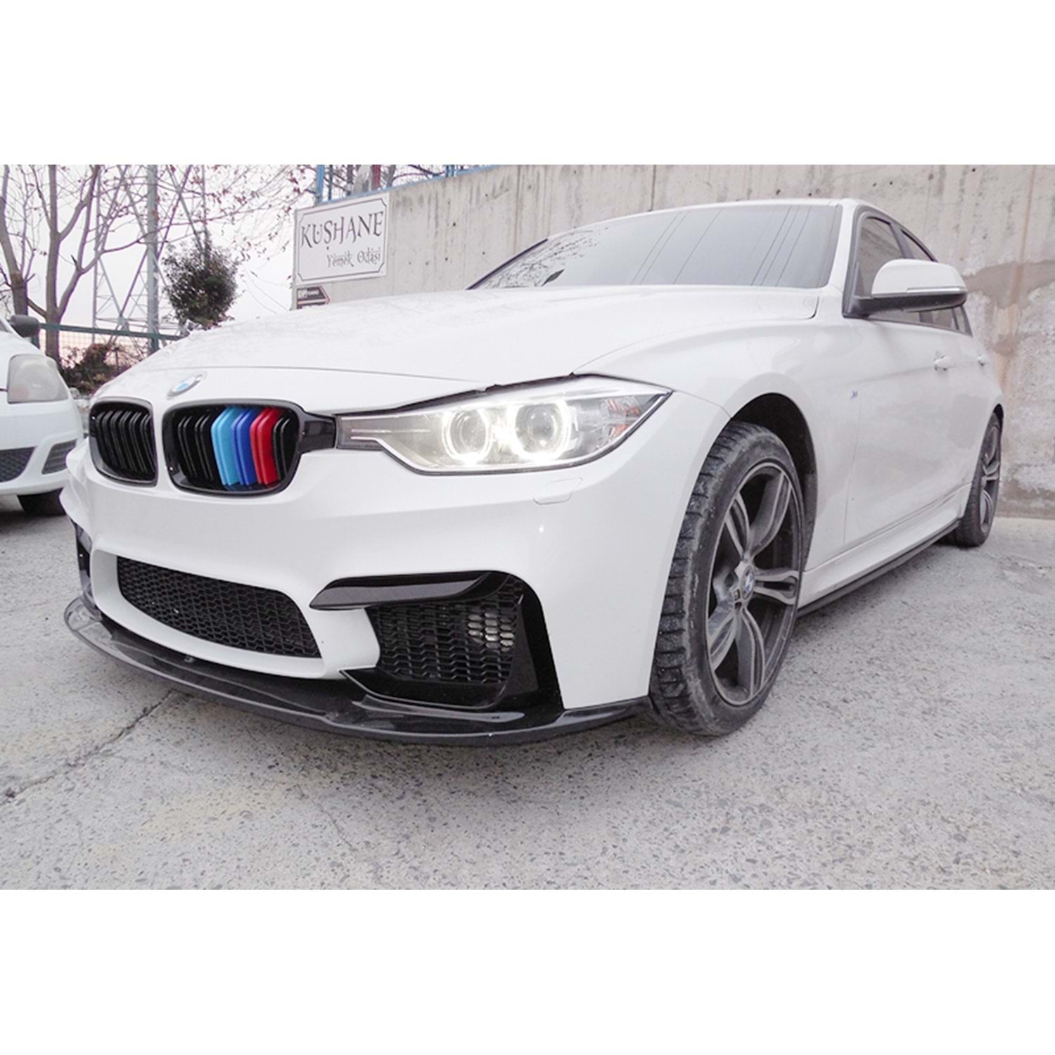 ПРЕДЕН СПОЙЛЕР ЗА BMW 3 СЕРИЯ F30 ЗА M3 БРОНЯ ЧЕРЕН ПИАНО ЛАК