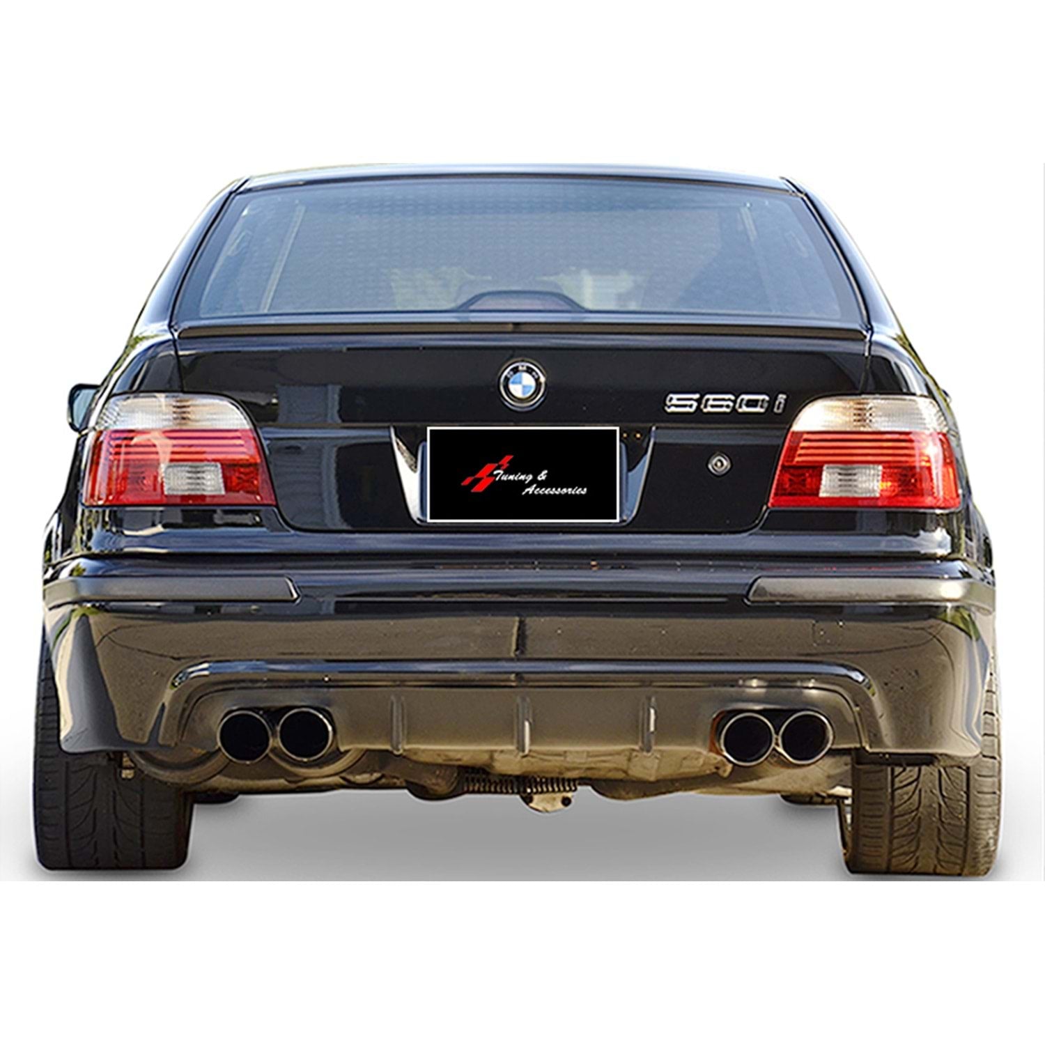 Двоен оребрен дифузьор за BMW E39