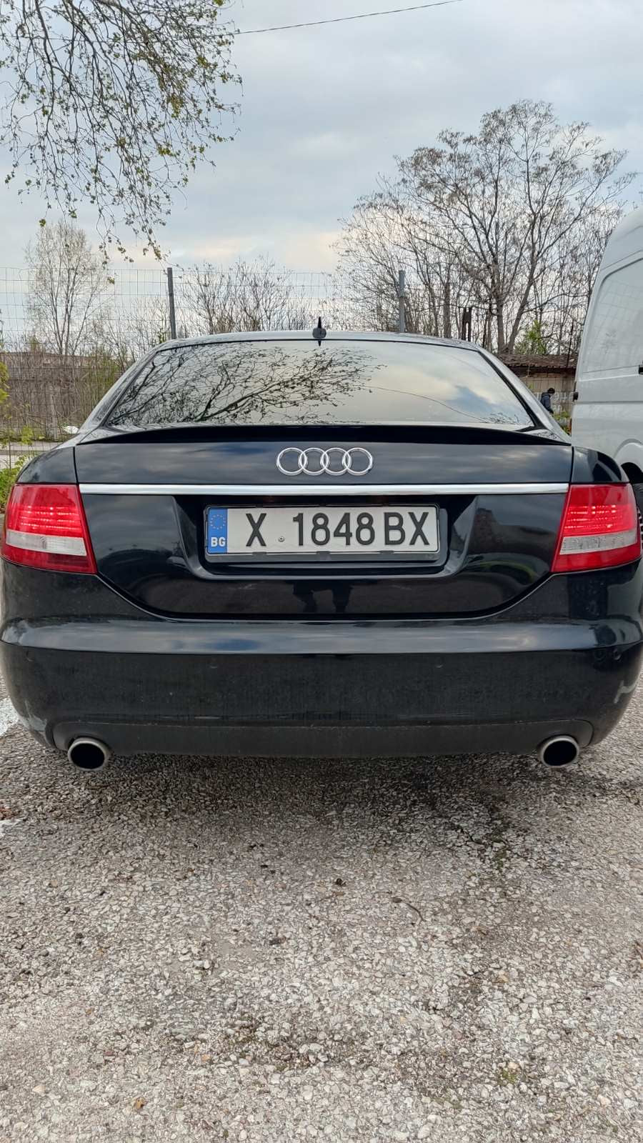 Спойлер за заден капак за AUDI A6 C6 черен пиано лак / 2004-2011