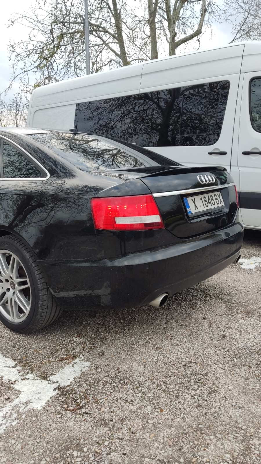 Спойлер за заден капак за AUDI A6 C6 черен пиано лак / 2004-2011