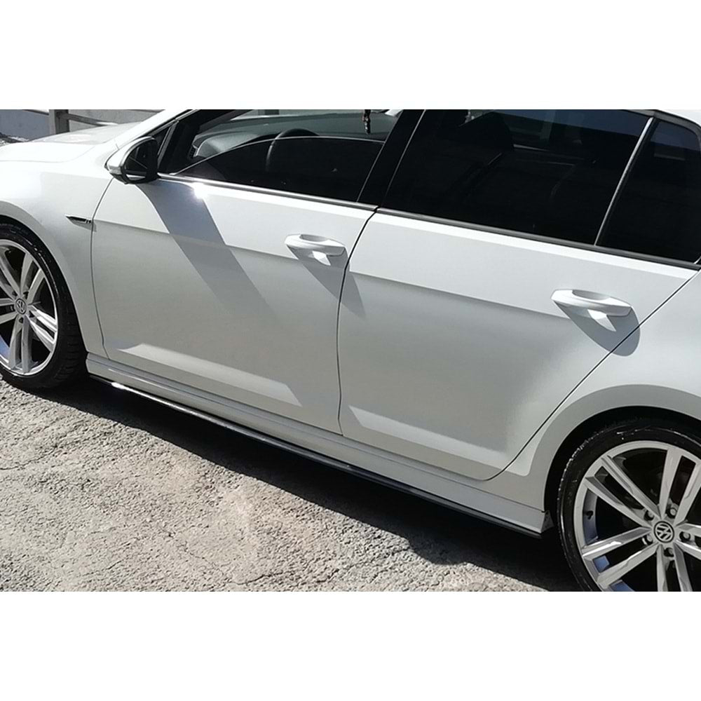 Добавки за прагове за Golf 7 Голф 7 Черен Пиано Лак!