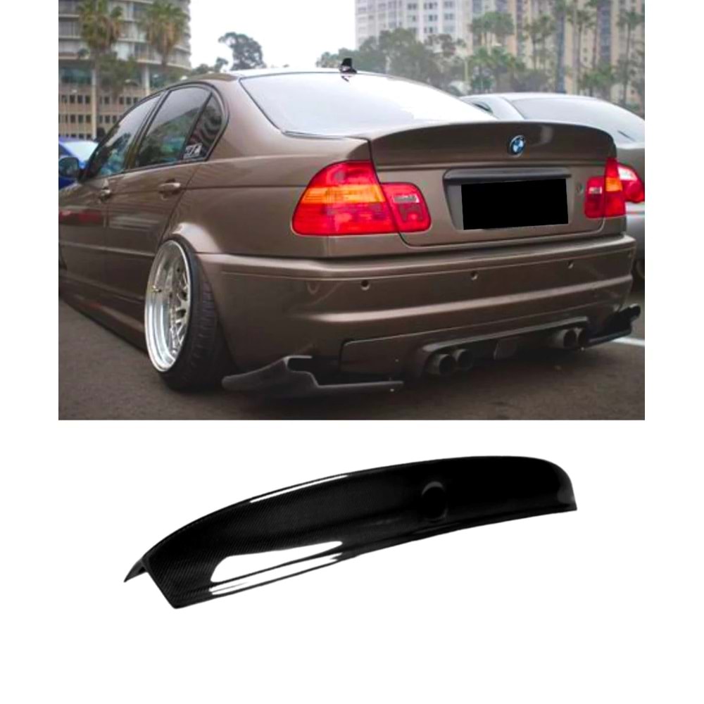 Заден CSL спойлер за BMW 3 серия Е46 СЕДАН черен пиано лак / 1997-2006