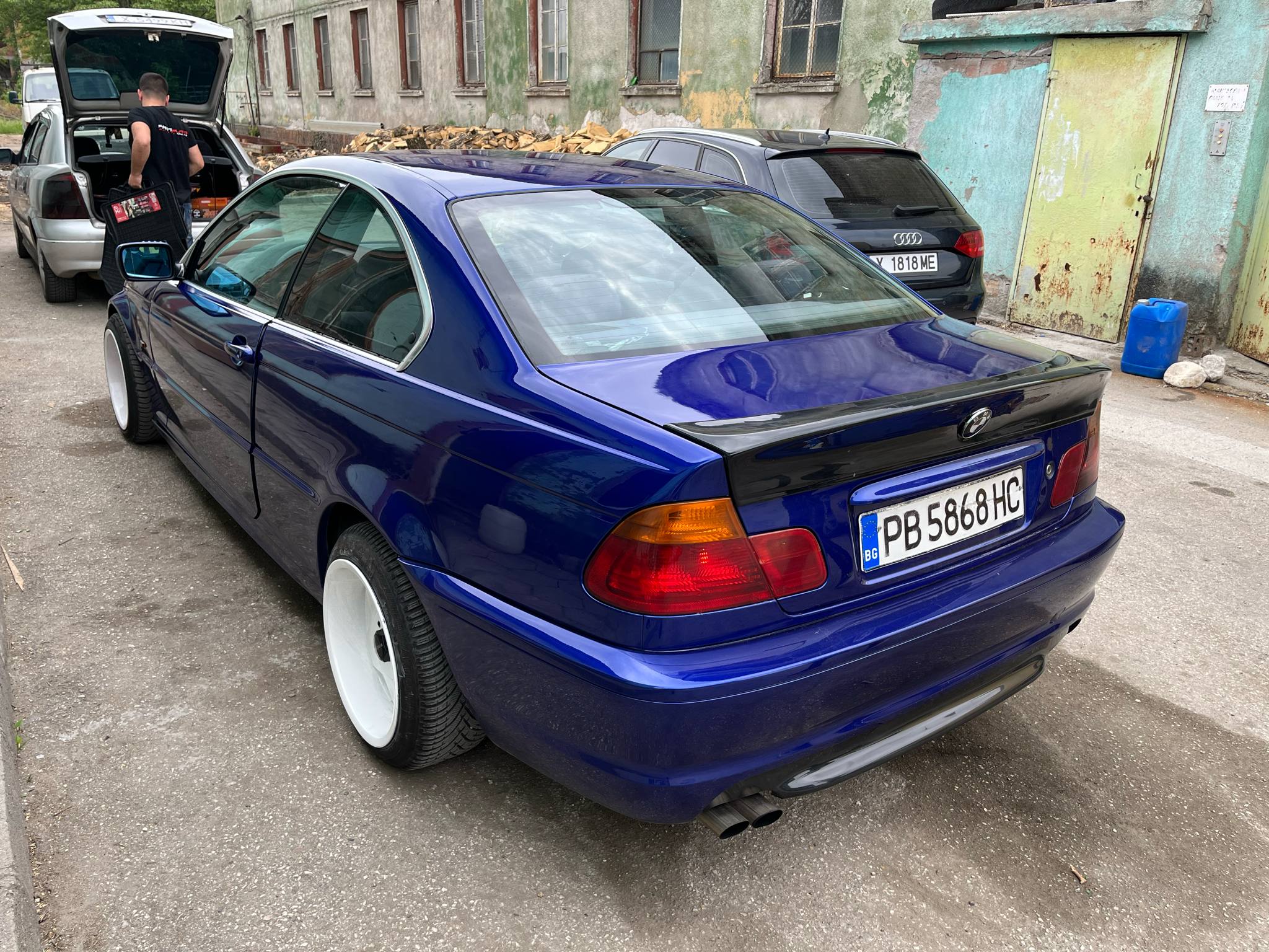 Заден CSL спойлер за BMW 3 серия Е46 КУПЕ черен пиано лак / 1997-2006