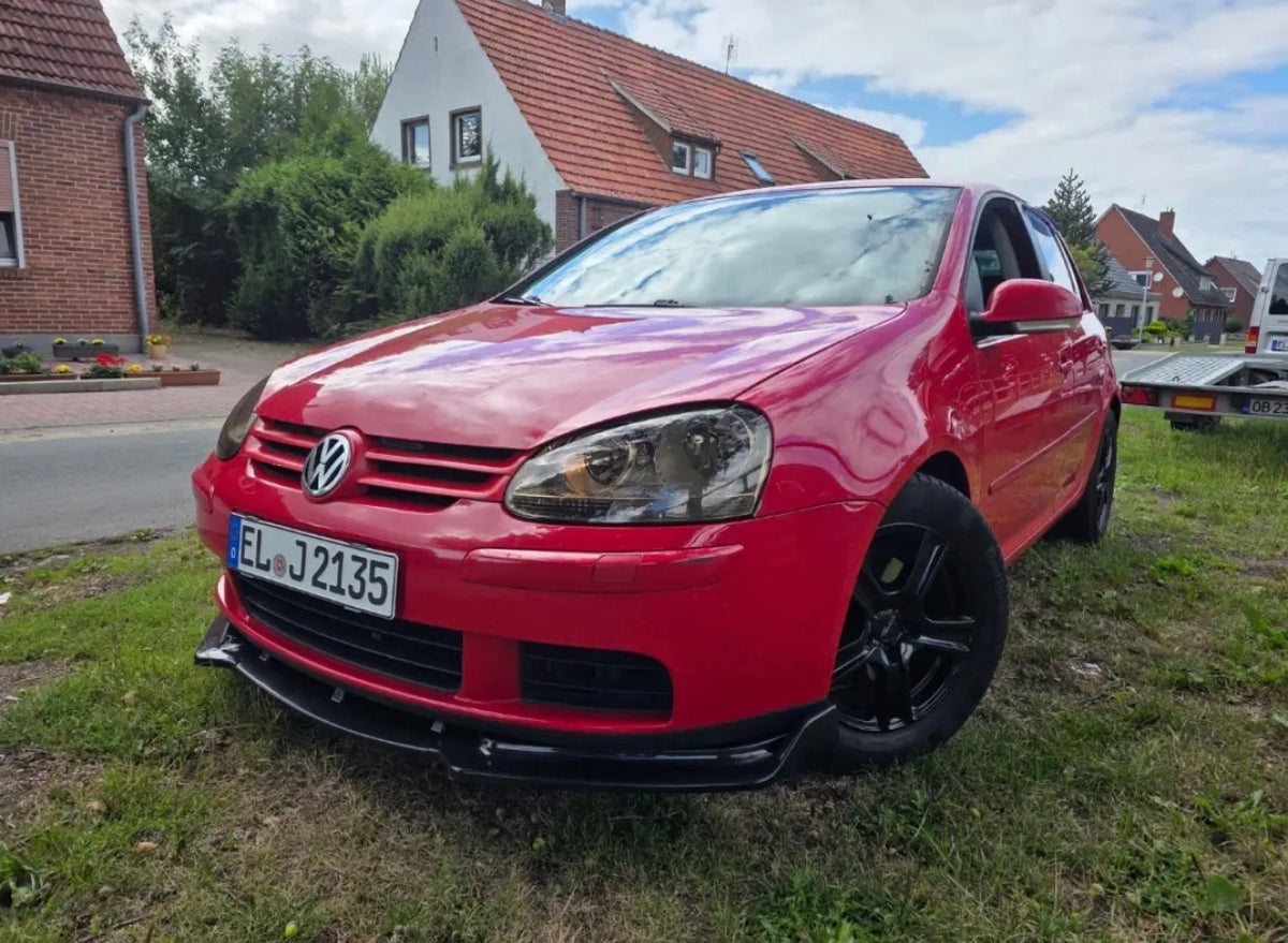 Преден спойлер за Golf 5 Черен Лак!