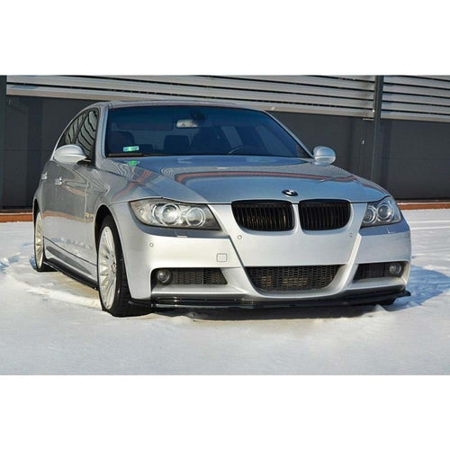 E90 M Technic Max V1 Преден спойлер, черен пиано лак , 2004-2008