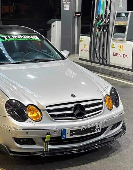 Преден спойлер / лип / нож за Mercedes CLK W209