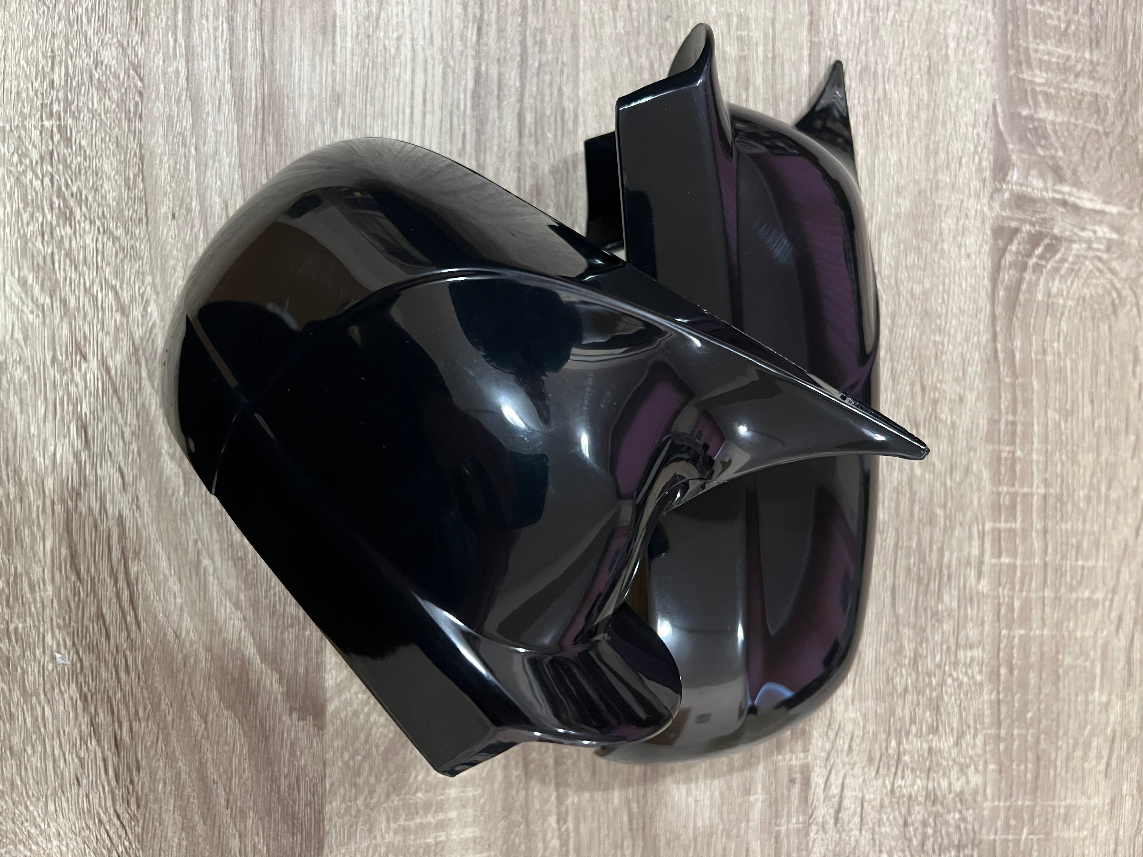 Капаци за огледала БАТМАН дизайн за VW GOLF 4 / VW BORA / AUDI A3 8L 1996-2003 - черен пиано лак