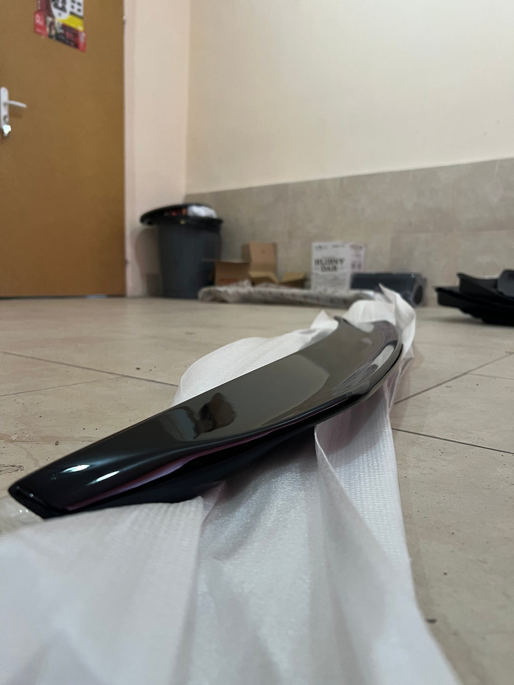 Спойлер за багажник A5 B8 Piano Black ABS / 2009-2016 (Купе)