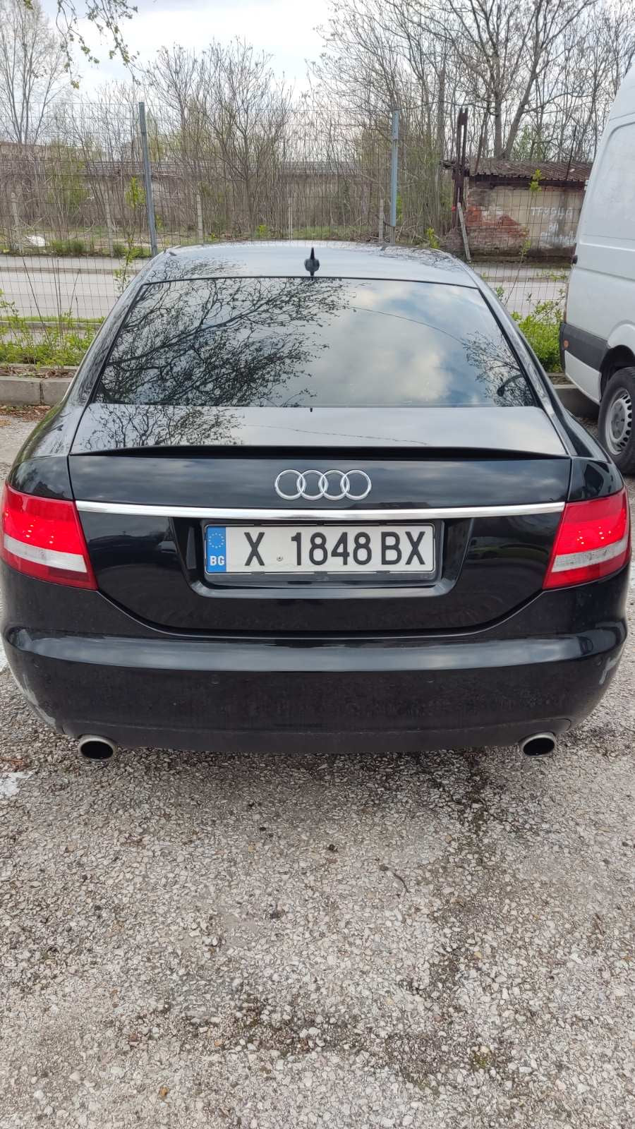 Спойлер за заден капак за AUDI A6 C6 черен пиано лак / 2004-2011