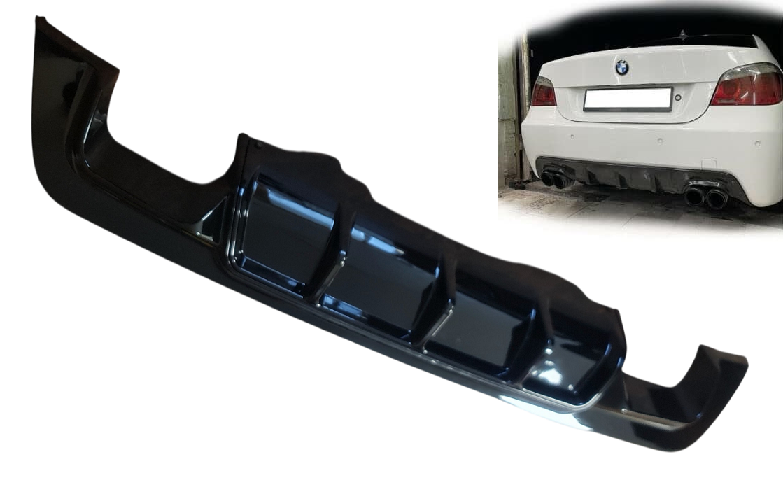Дифузьор за BMW E60 E61 оребрен Висок Клас на Щипки