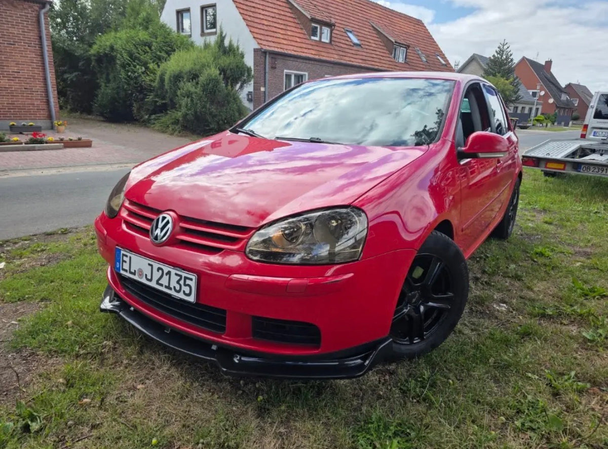 Преден спойлер за Golf 5 Черен Лак!