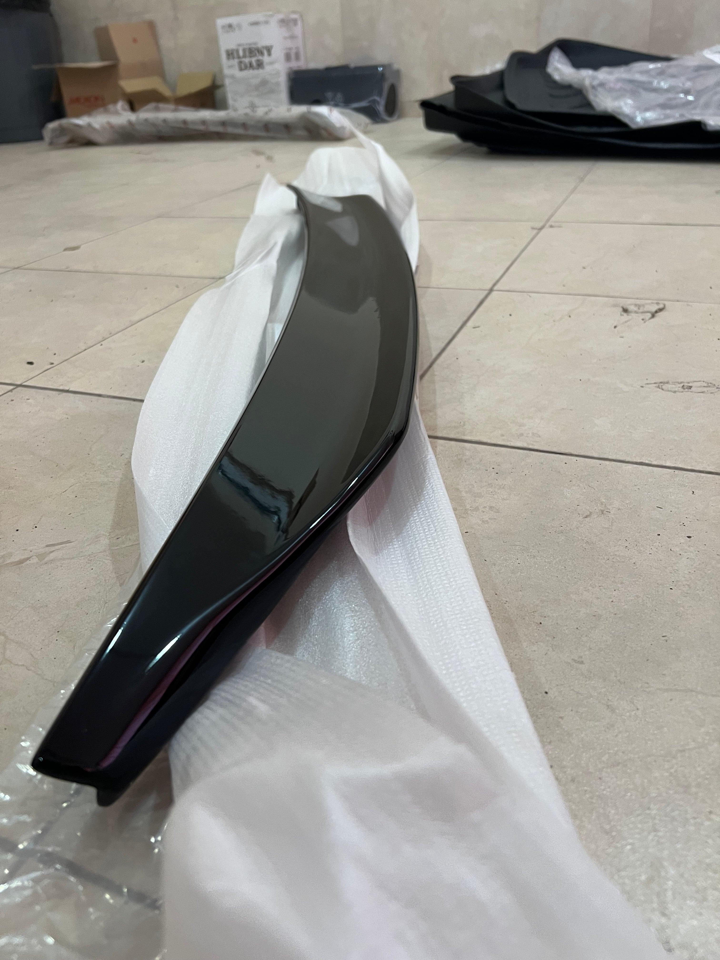 Спойлер за багажник A5 B8 Piano Black ABS / 2009-2016 (Купе)