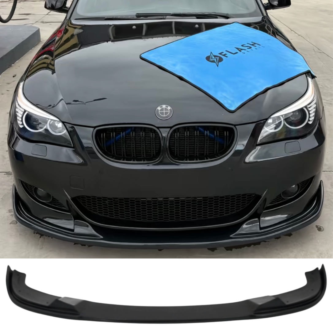 ПРЕДЕН HAMANN СПОЙЛЕР ЗА М5 БРОНЯ ЗА BMW E60 ЧЕРЕН ПИАНО ЛАК