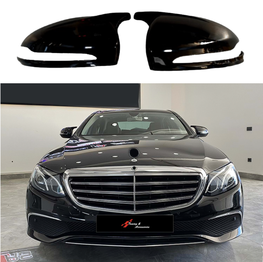 Капаци за огледала „Батман стил“ за Mercedes W213 (E-класа, 2016–2020)