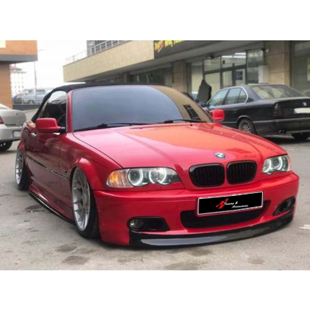 Преден CSL спойлер за BMW E46 за М-техник броня