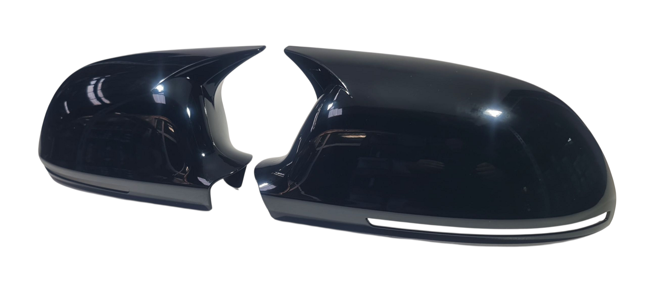 КАПАЦИ ЗА ОГЛЕДАЛА ЗА AUDI A4 B8 2008-2014 / AUDI A3 2008-2012 С МИГАЧ В КАПАКА