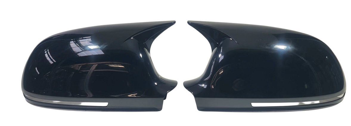 КАПАЦИ ЗА ОГЛЕДАЛА ЗА AUDI A4 B8 2008-2014 / AUDI A3 2008-2012 С МИГАЧ В КАПАКА