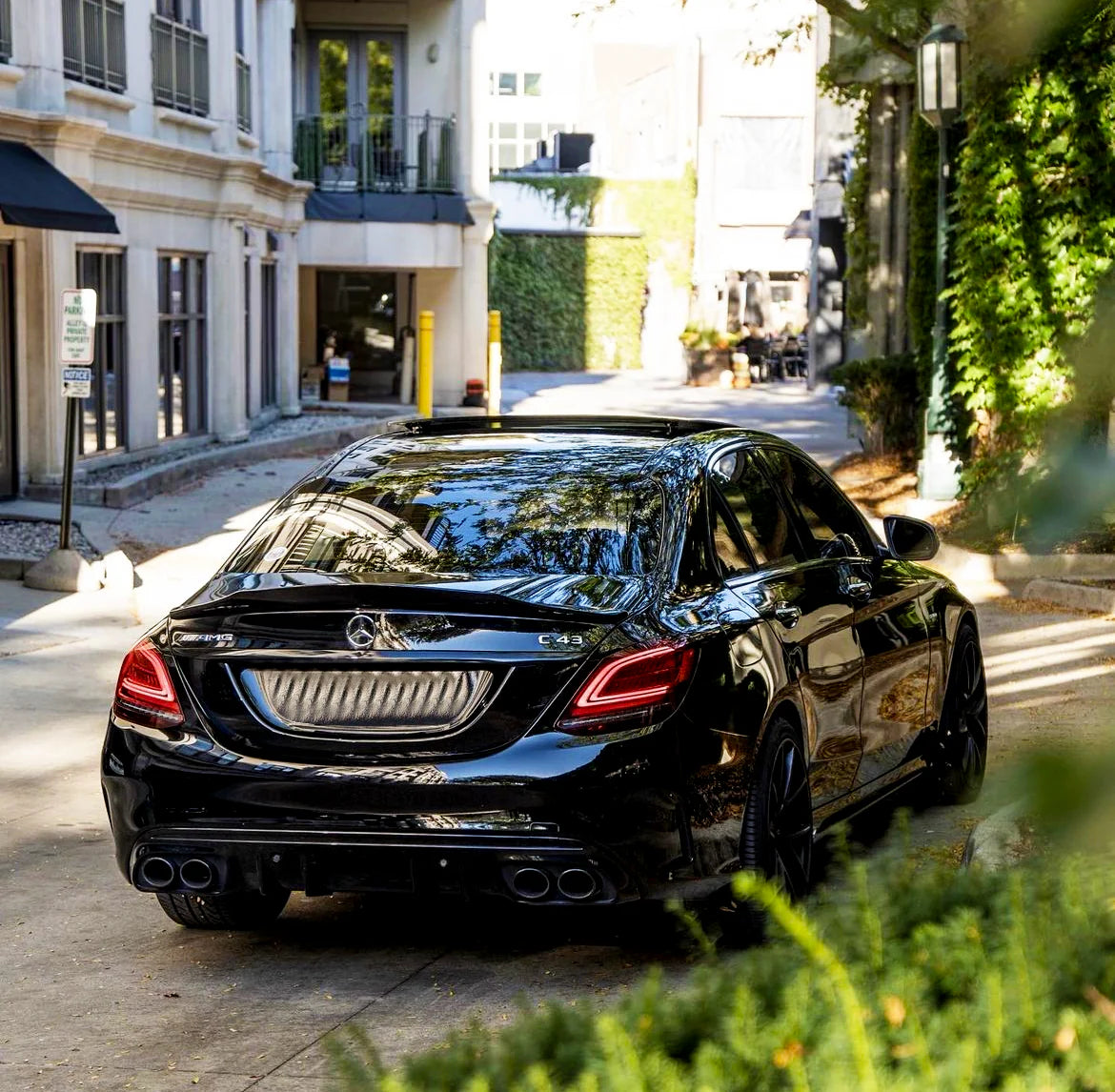 ЗАДЕН СПОЙЛЕР PSM СТИЛ ЗА MERCEDES C CLASS W205