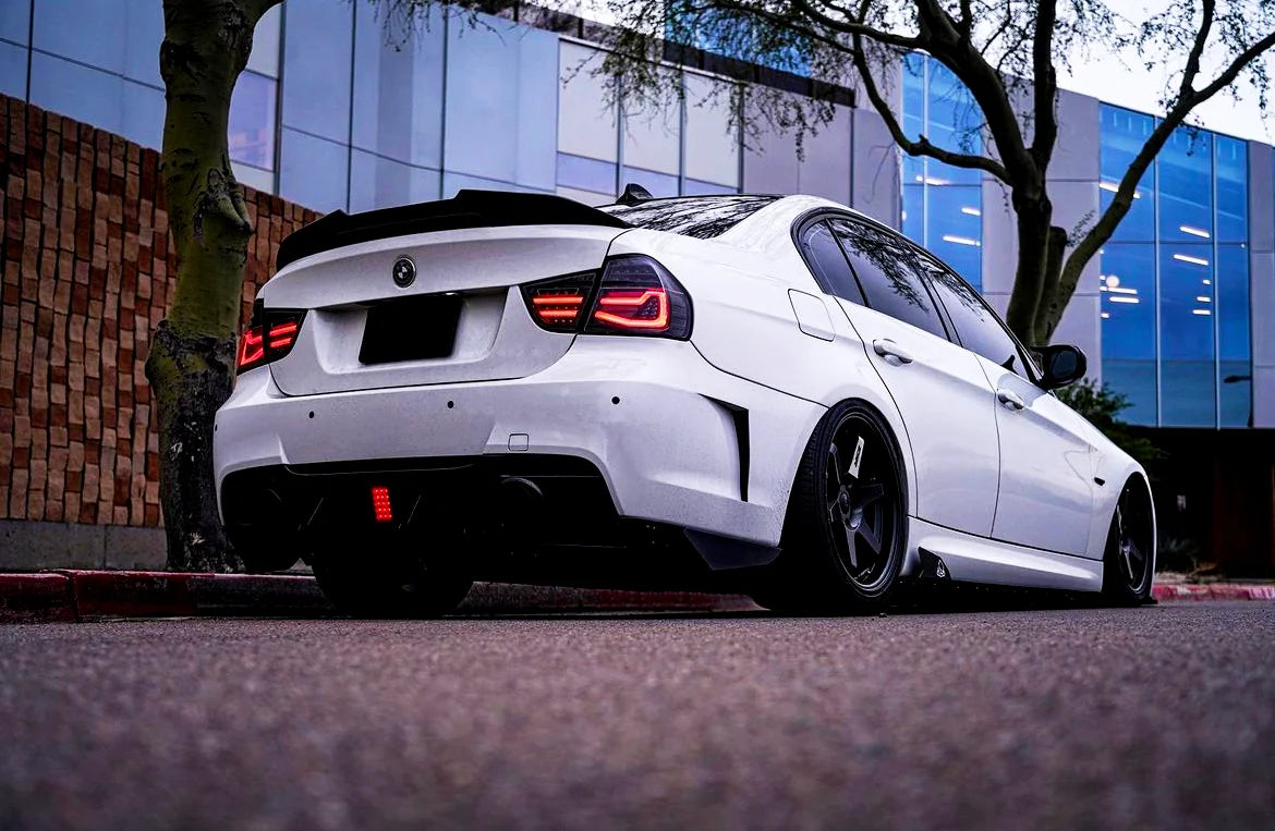Спойлер стил PSM зa BMW E90 - черен пиано лак