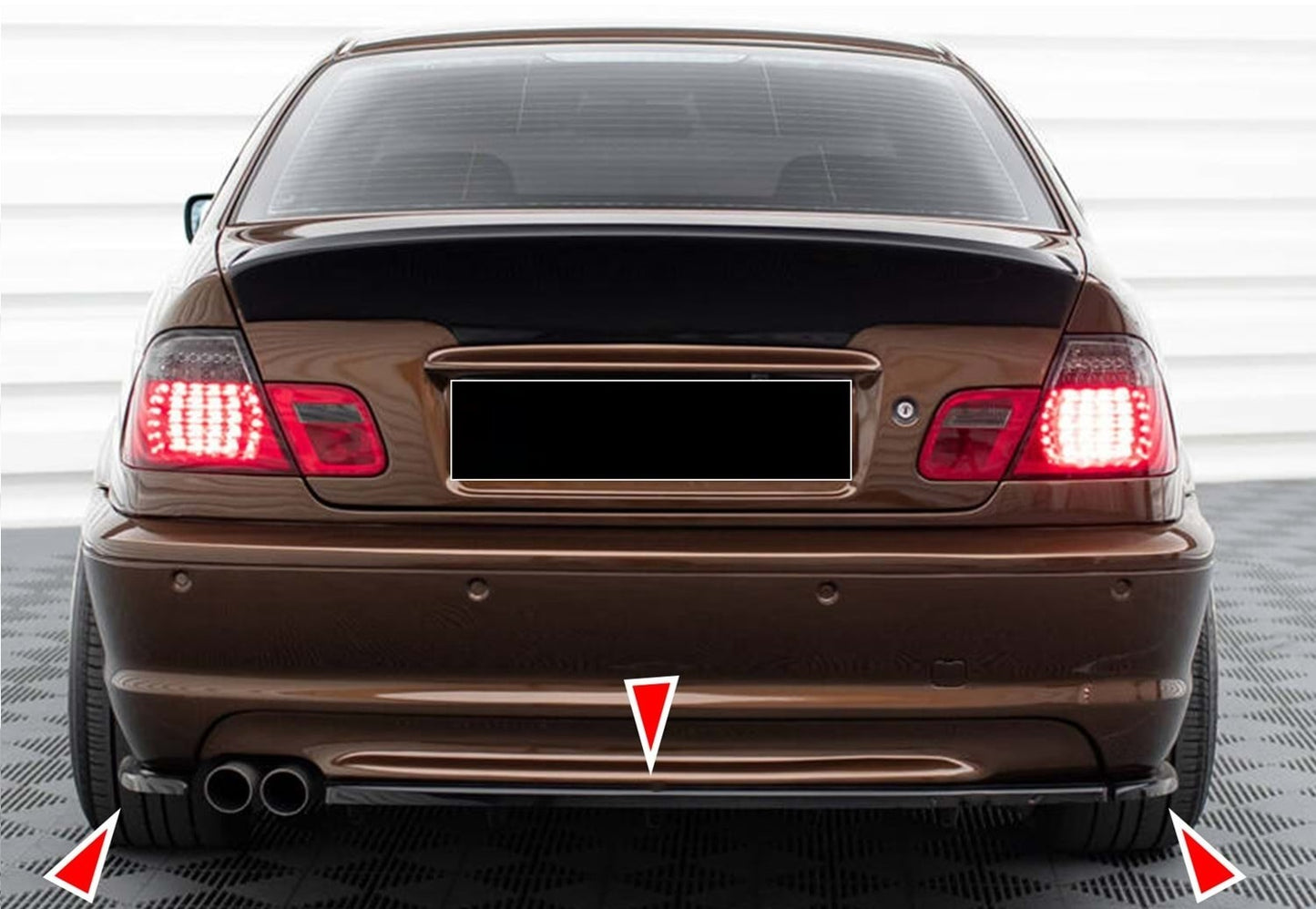 Спойлер за задна броня за BMW E46 БМВ Е46 за М броня