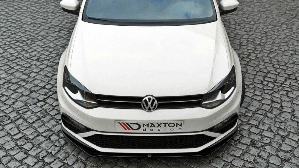 Преден спойлер за Volkswagen Polo 2014-2017 за GTI броня