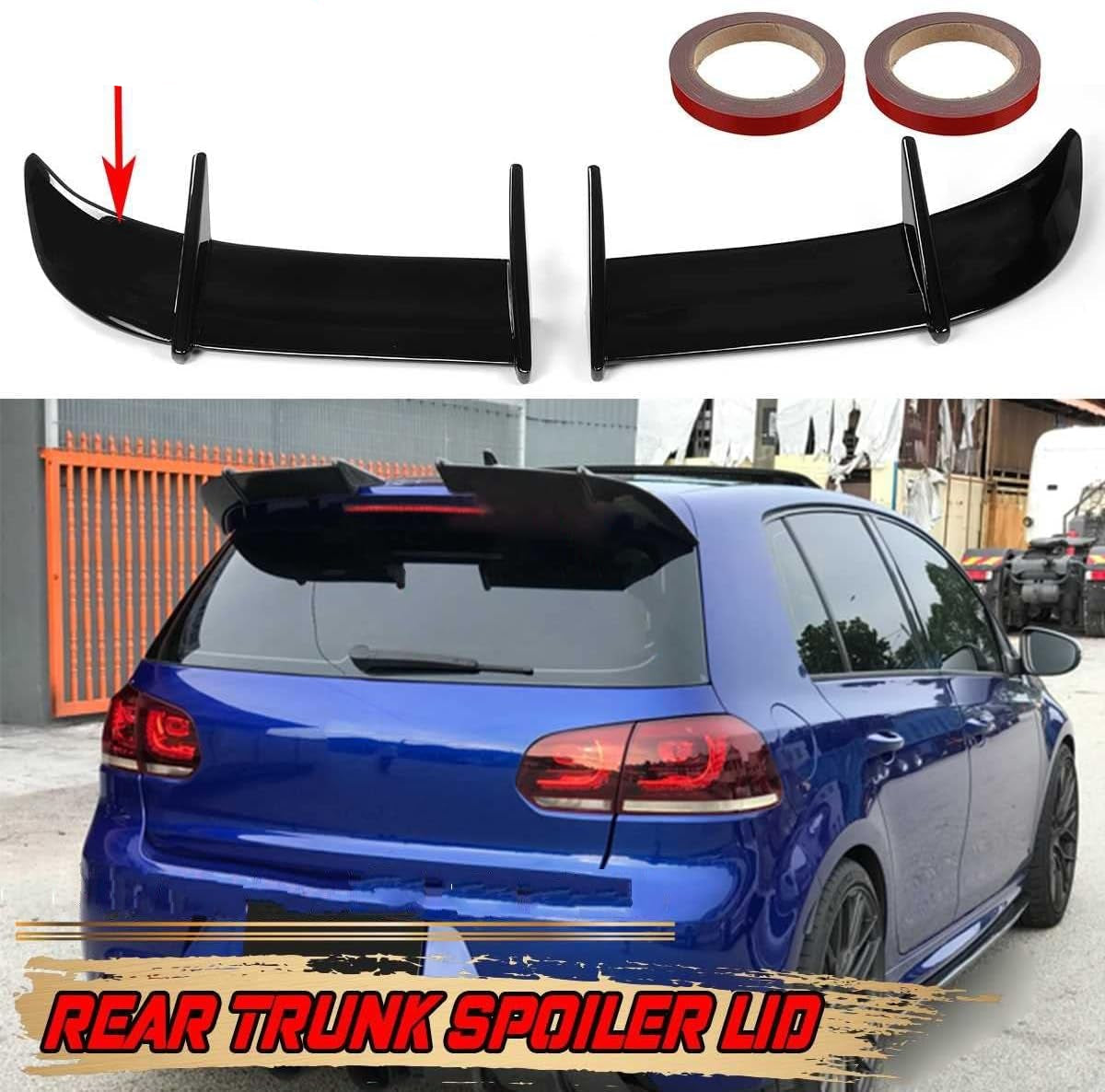 Спойлер за задно стъкло за Golf 6 GTI RS20 стил