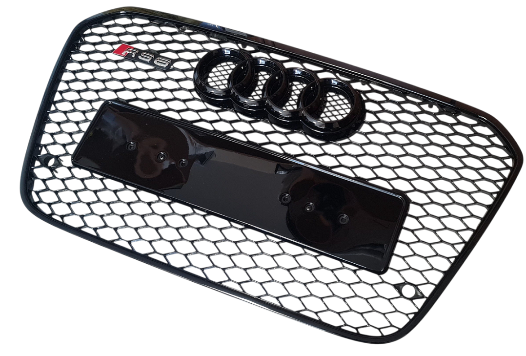 Предна Решетка RS6 Стил за Audi A6 C7 2013 - 2016!
