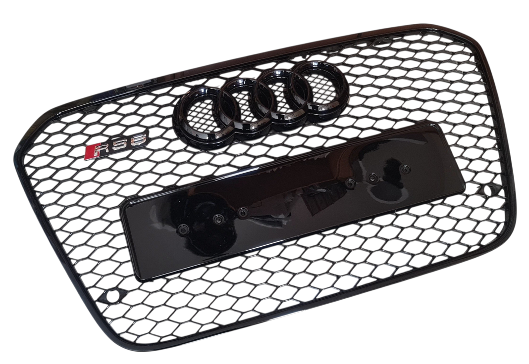 Предна Решетка RS6 Стил за Audi A6 C7 2013 - 2016!