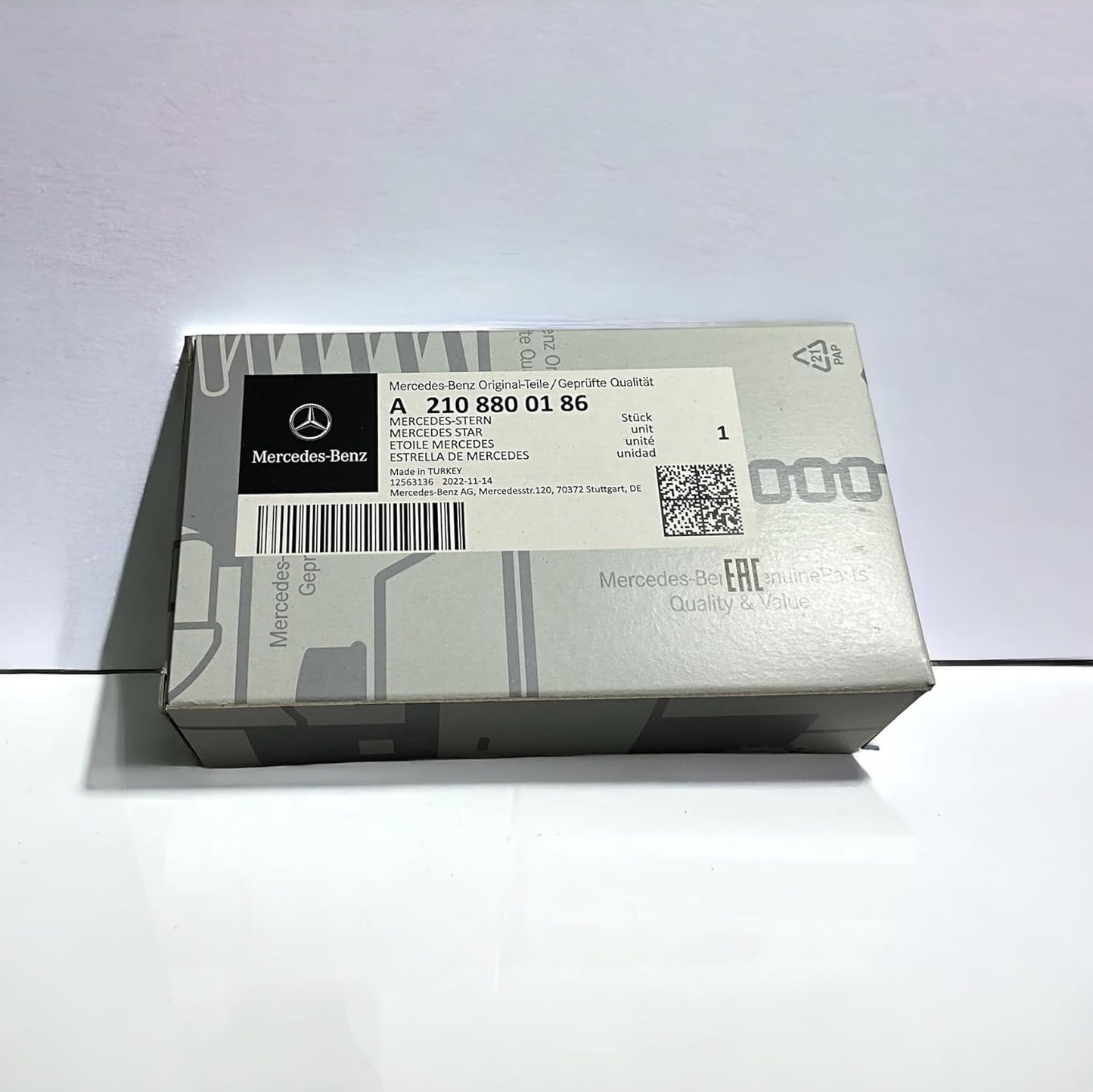Предна емблема звезда за Mercedes-Benz W202 / W210 – OEM 210 880 01 86