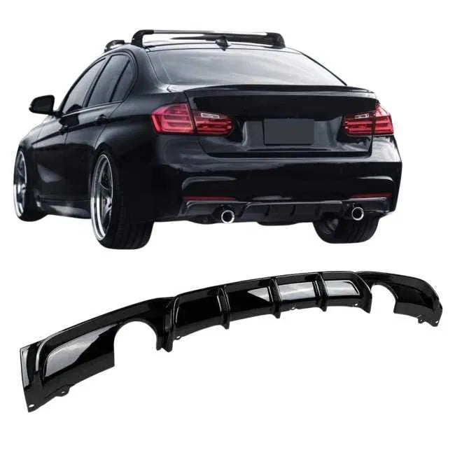 Дифузьор за BMW F30 БМВ Ф30 за М Броня 335и стил 335 stil Черен пиано Лак