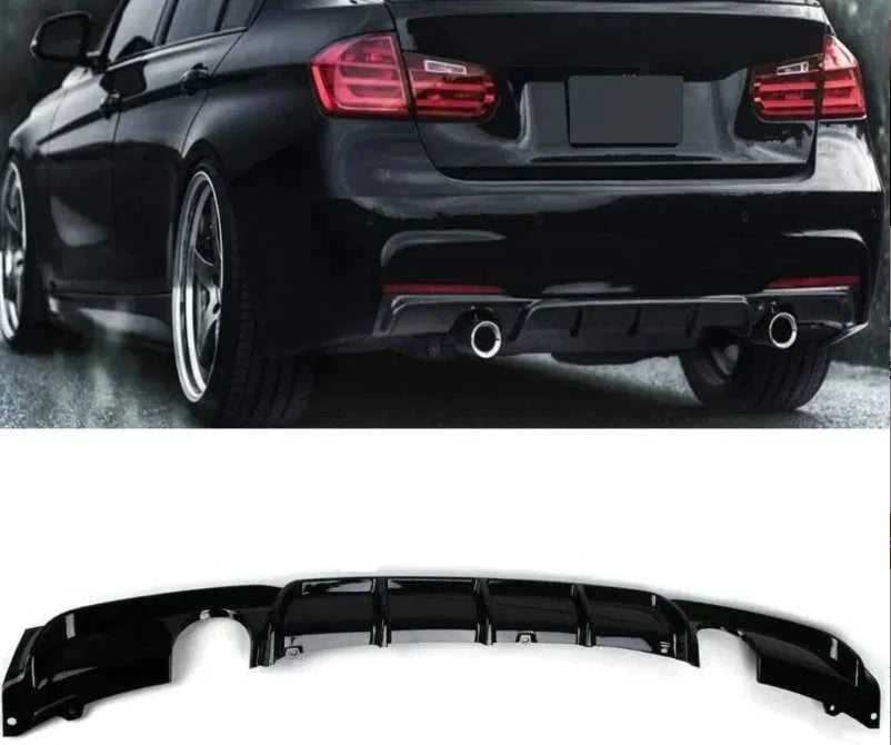 Дифузьор за BMW F30 БМВ Ф30 за М Броня 335и стил 335 stil Черен пиано Лак