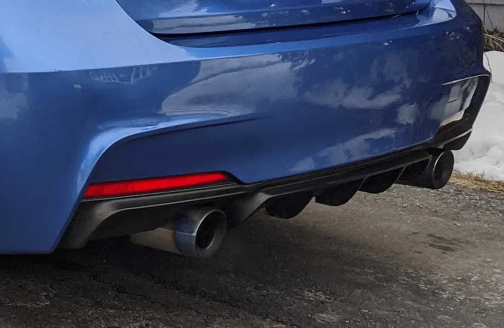 Дифузьор за BMW F30 БМВ Ф30 за М Броня 335и стил 335 stil Черен пиано Лак